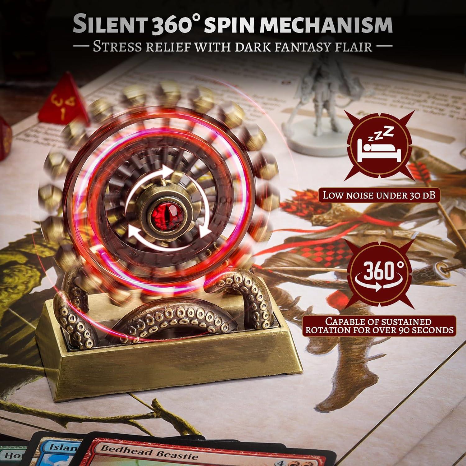 Dado Giratorio D20 CZYY Bronce - Accesorio D&D y RPG