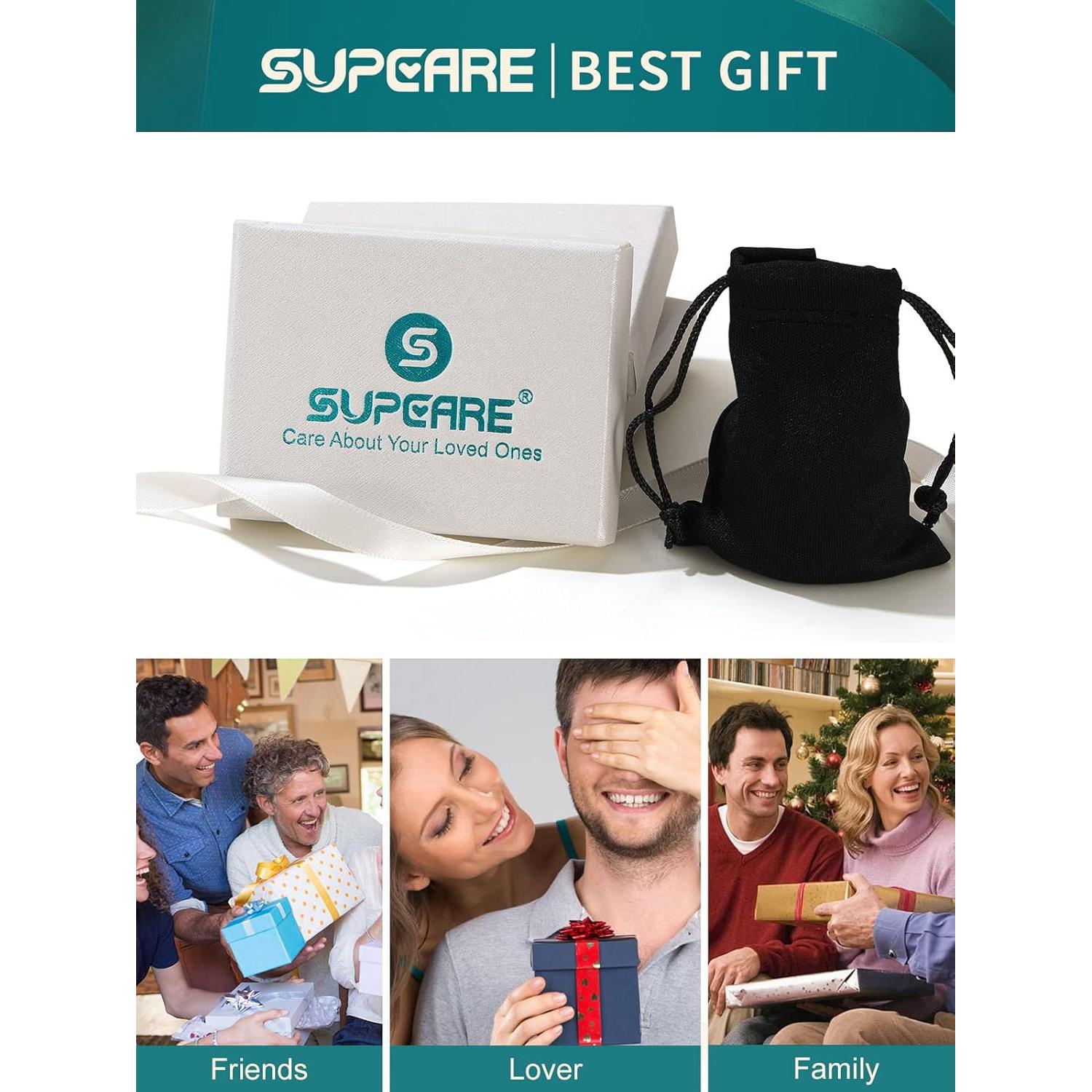 Pendientes Vikingos de Acero Inoxidable Supcare para Hombres