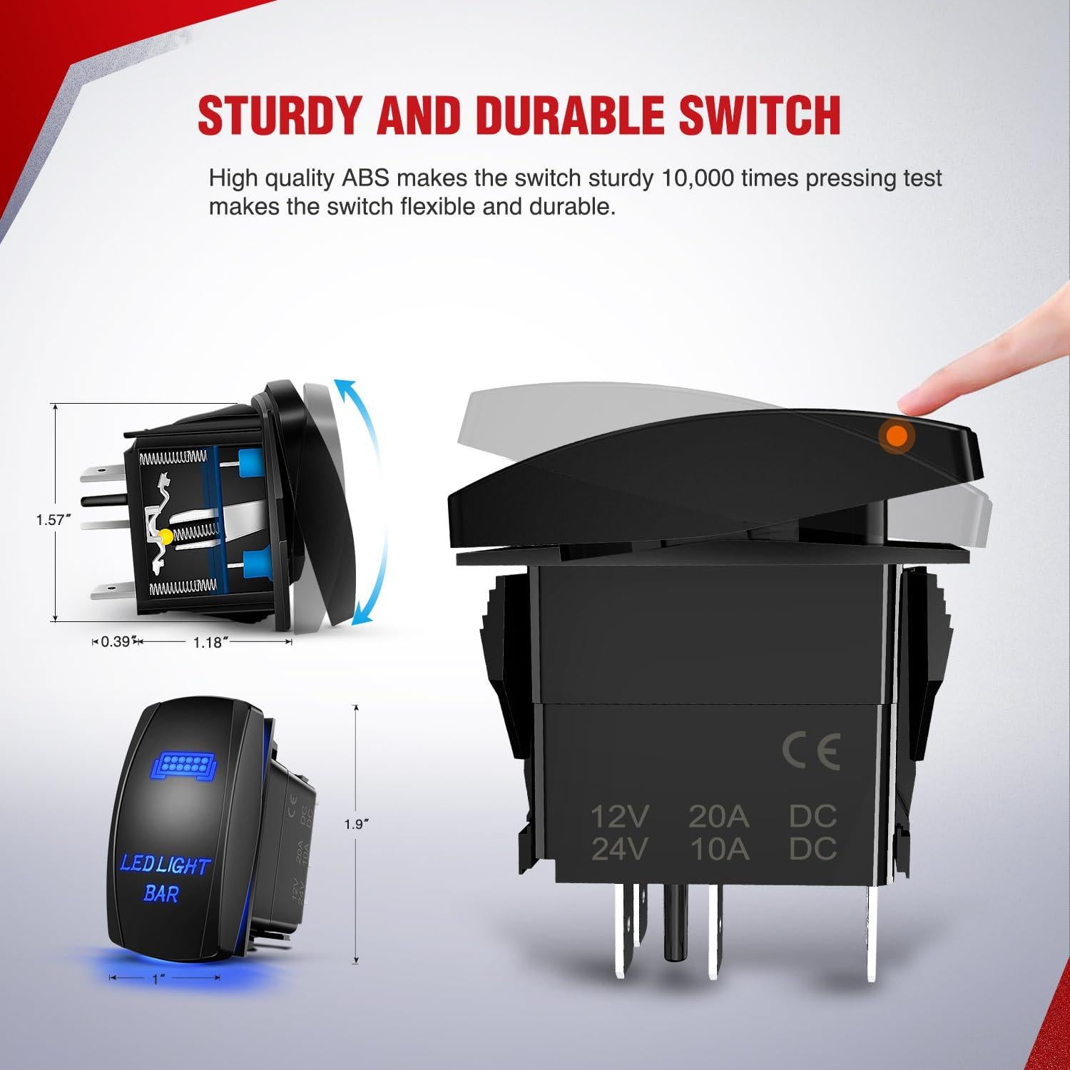 Kit Arnés de Cableado Nilight 16 AWG 2 Conectores 12V