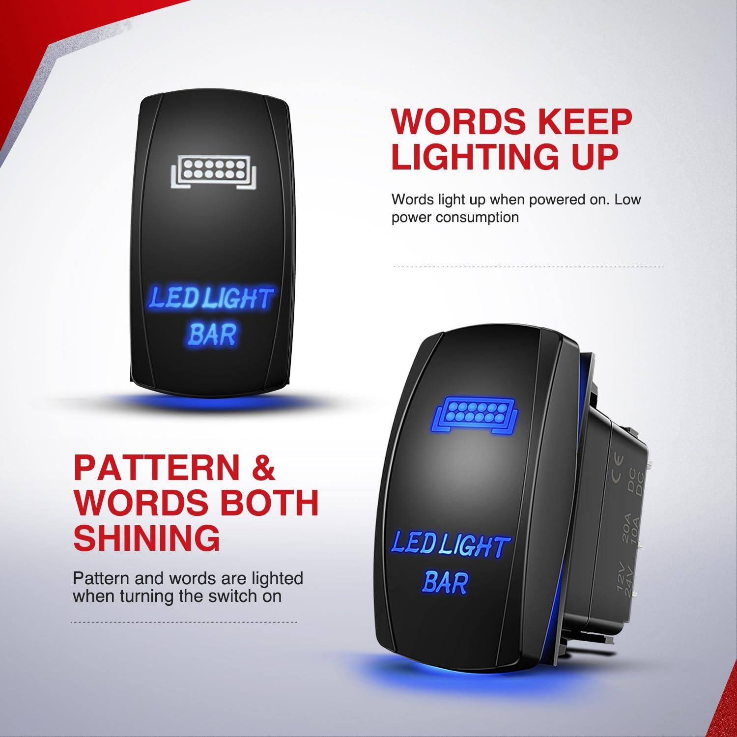 Kit Arnés de Cableado Nilight 16 AWG 2 Conectores 12V