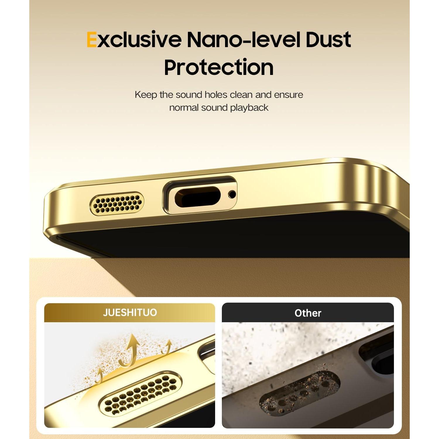 Funda JUESHITUO para Samsung Galaxy S24 con Protector de Lente