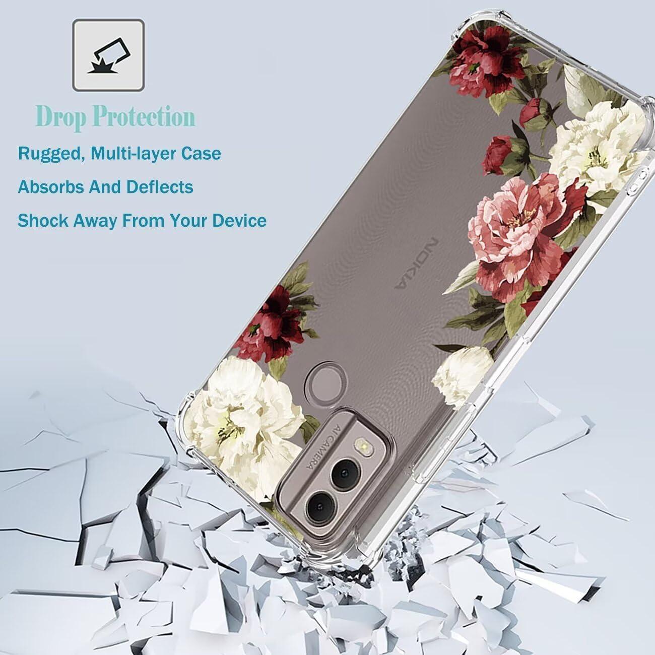 Funda TPU Floral para Nokia G11 Plus - Protección Premium