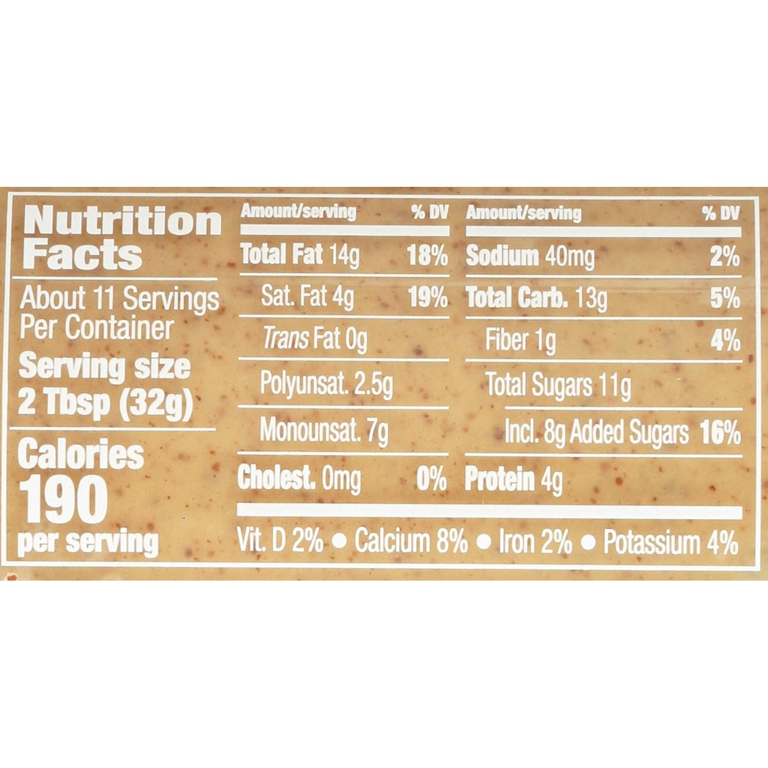 Crema de Almendra Caramelizada Tostada MaraNatha 340g