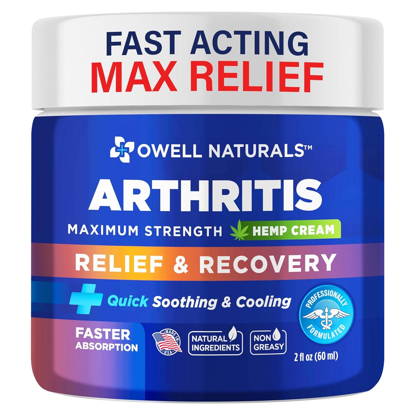 Crema para Articulaciones y Músculos Owell Naturals 59 ml