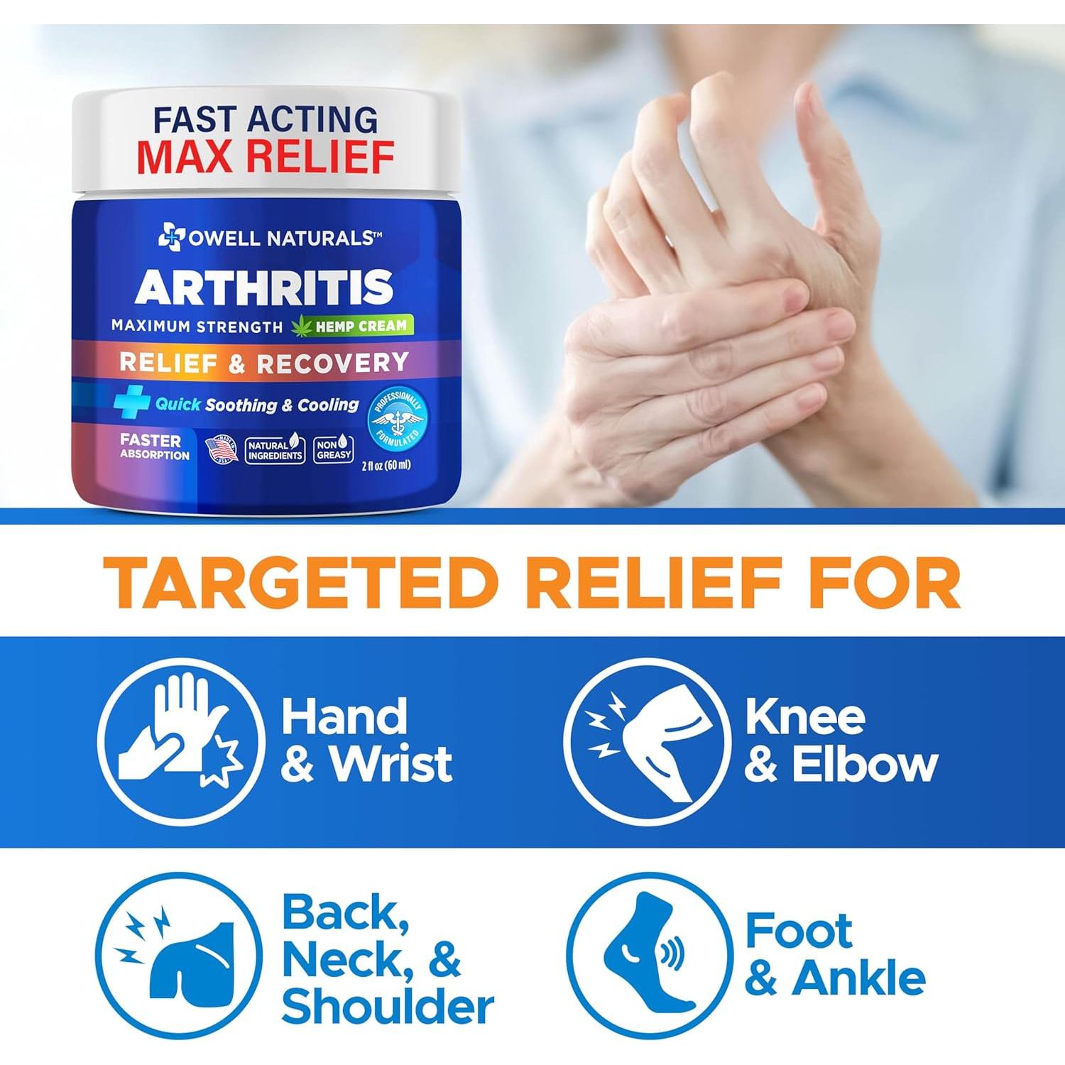 Crema para Articulaciones y Músculos Owell Naturals 59 ml