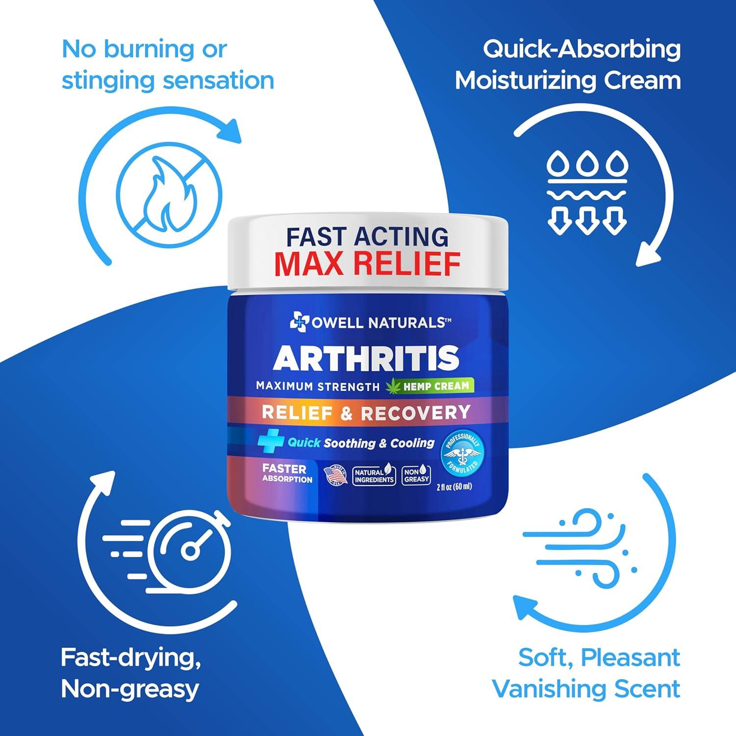 Crema para Articulaciones y Músculos Owell Naturals 59 ml