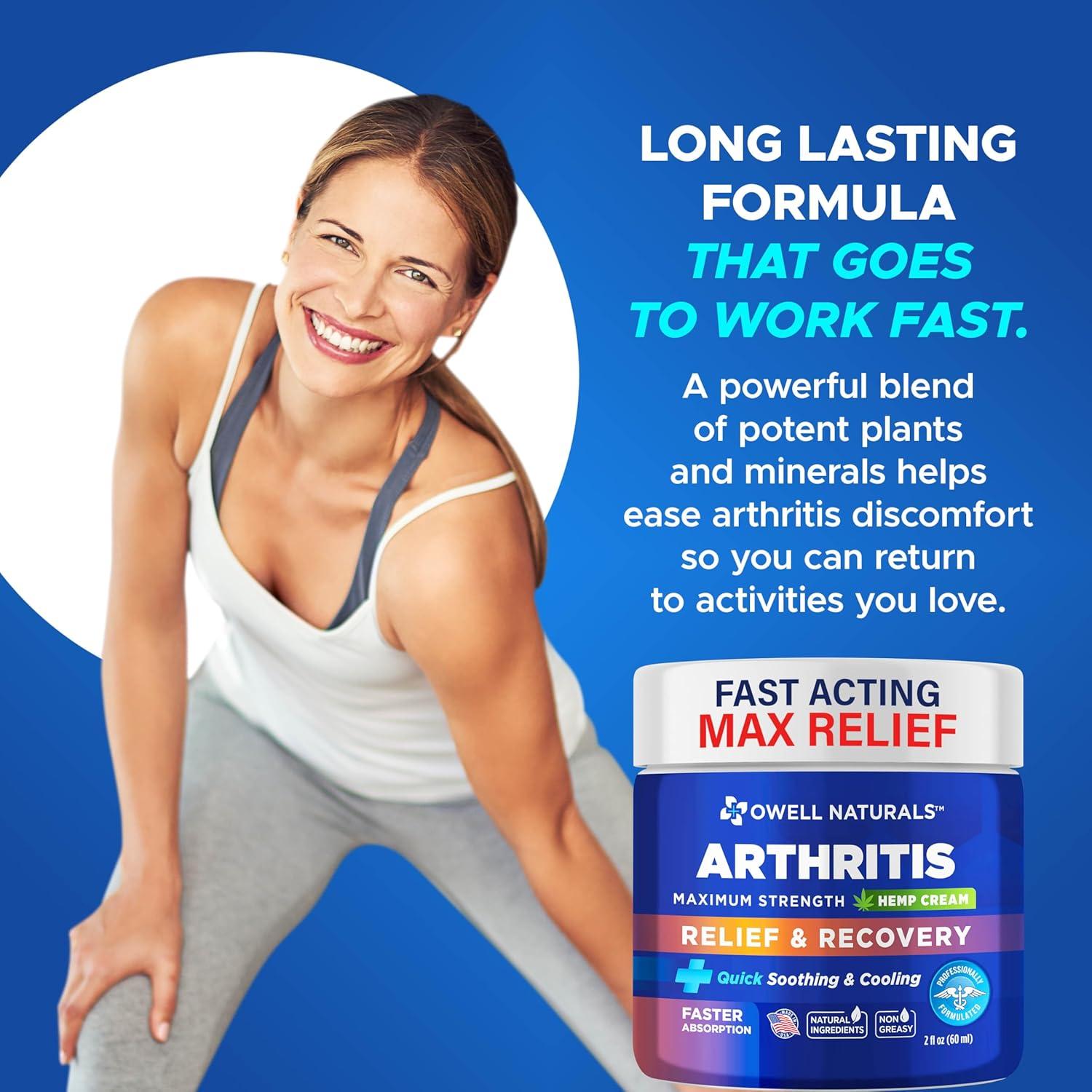 Crema para Articulaciones y Músculos Owell Naturals 59 ml