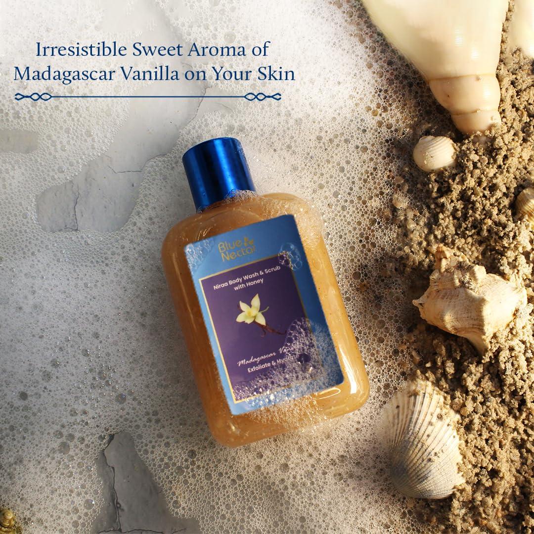 Jabón y Exfoliante Corporal Blue Nectar Vainilla 248 ml