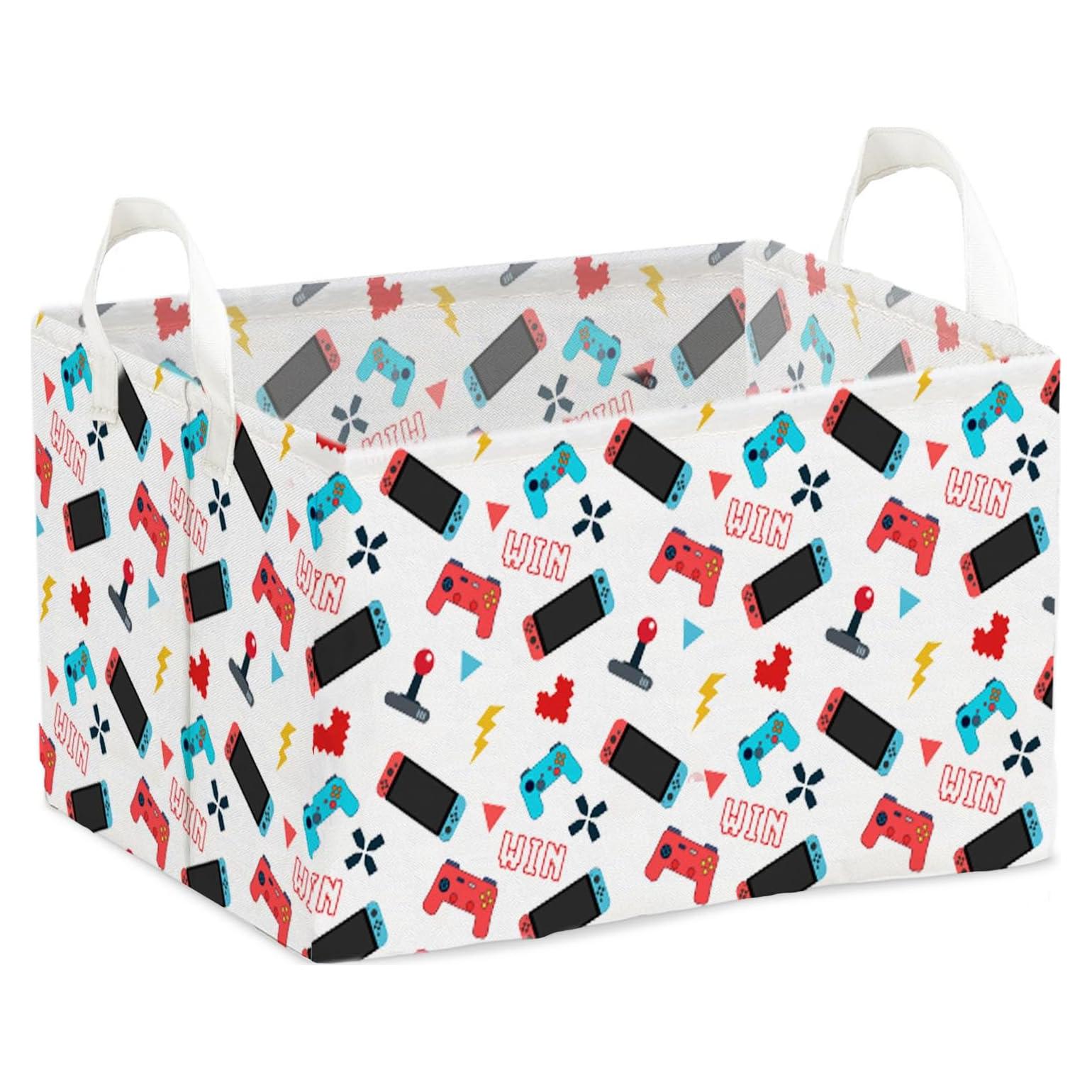 Cesta de Almacenamiento Temática QZCYU Azul 38x25x22 cm