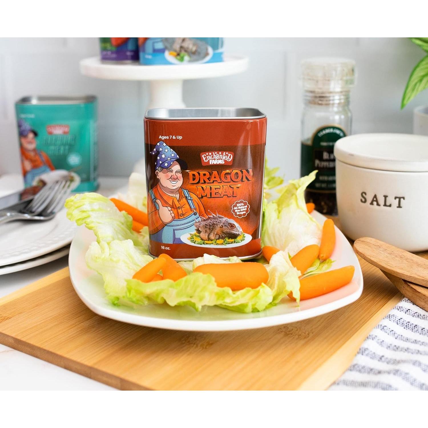 Peluches de Dragón Enlatado Toynk 453g - Regalo Divertido