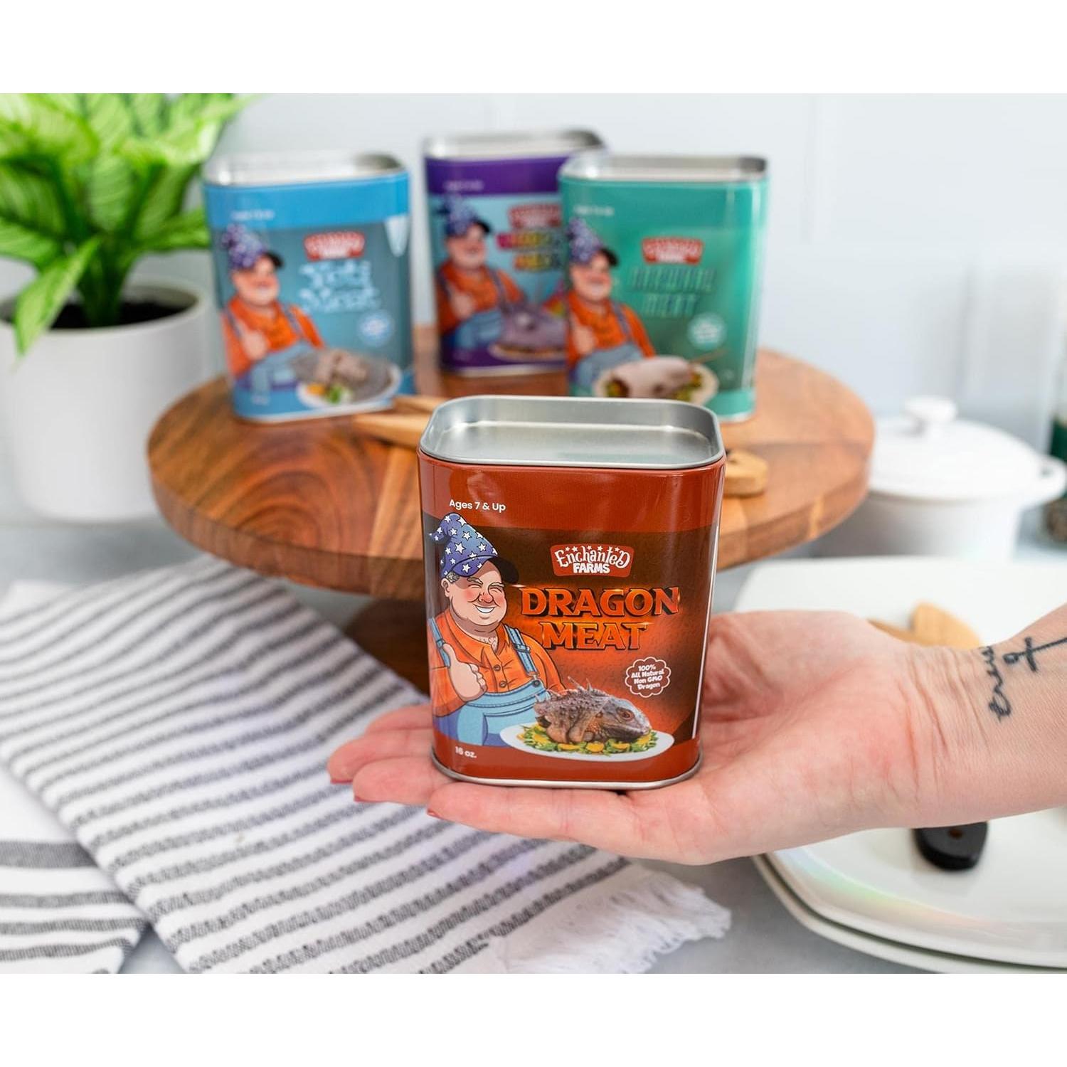 Peluches de Dragón Enlatado Toynk 453g - Regalo Divertido