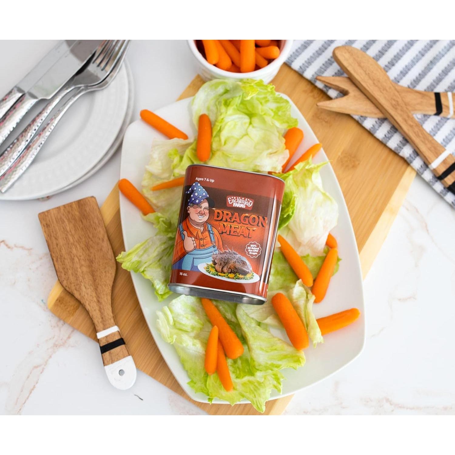 Peluches de Dragón Enlatado Toynk 453g - Regalo Divertido