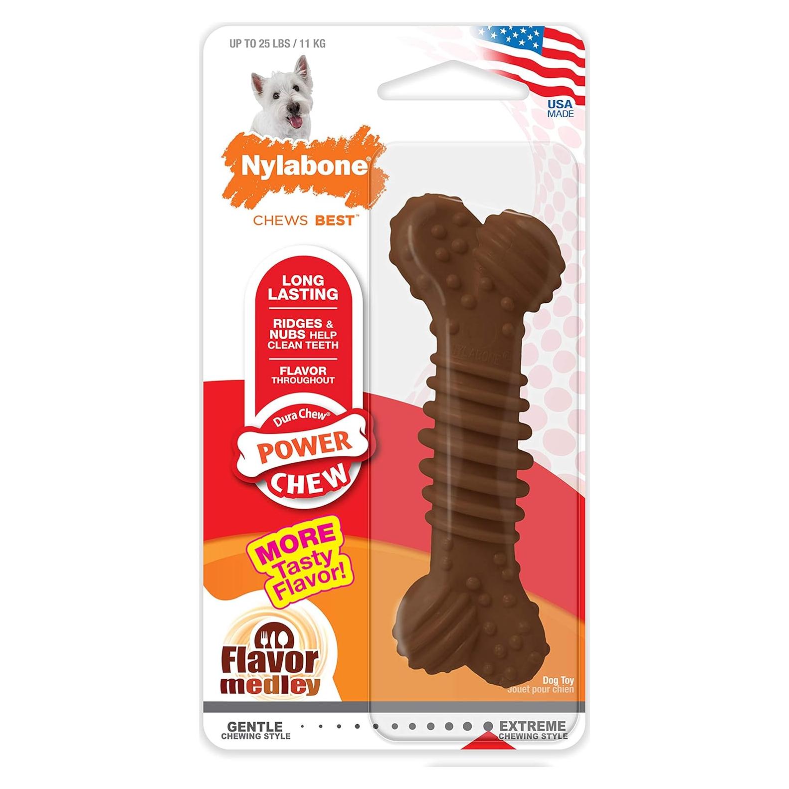 Juguete de Masticar Nylabone Power Chew Pequeño Sabor Medley