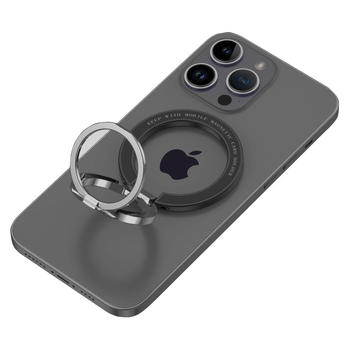 Soporte de Anillo Magnético HSDYES para Teléfono - Negro