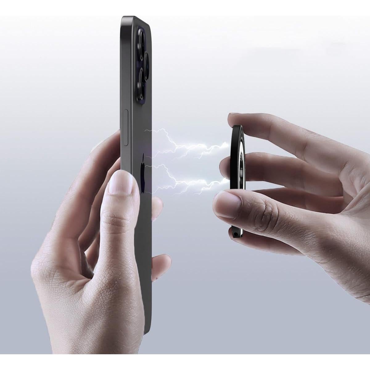 Soporte de Anillo Magnético HSDYES para Teléfono - Negro