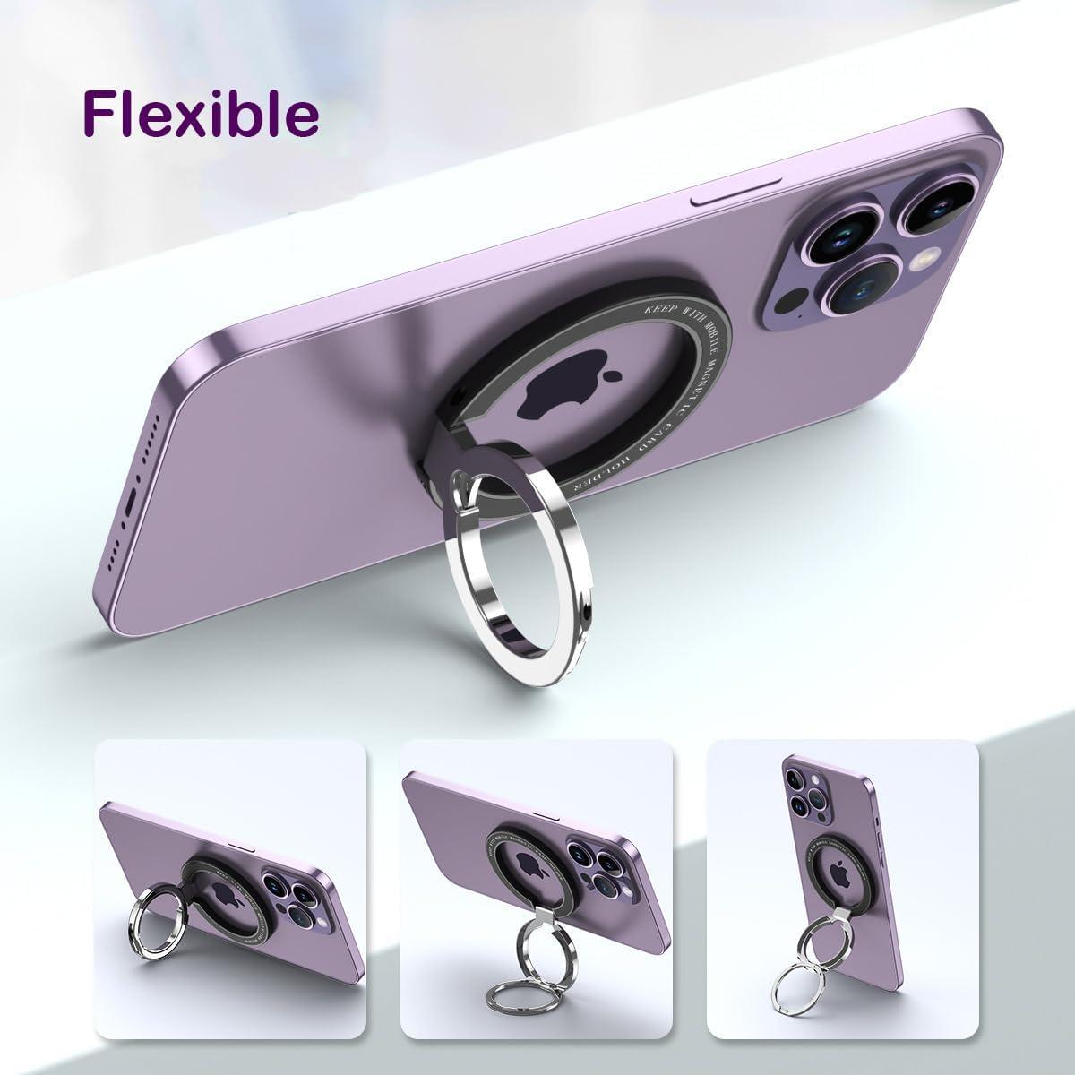 Soporte de Anillo Magnético HSDYES para Teléfono - Negro