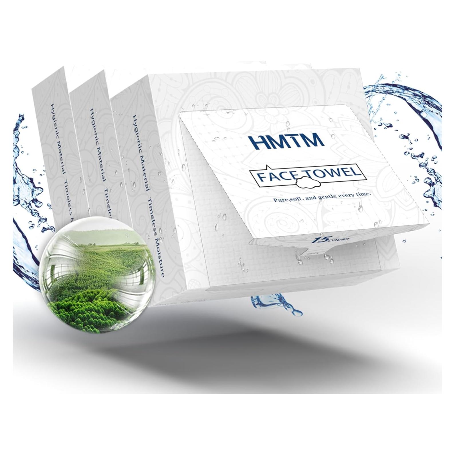 Toallas Faciales Desechables Biodegradables HMTM 45 Unidades