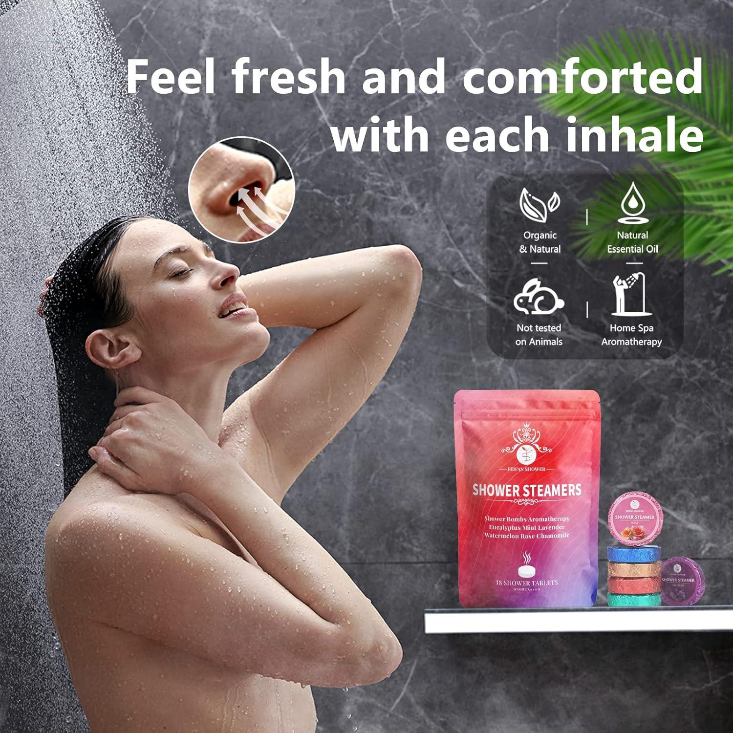 Bombas de Ducha Aromaterapia FEIFAN - Set de 18 Piezas