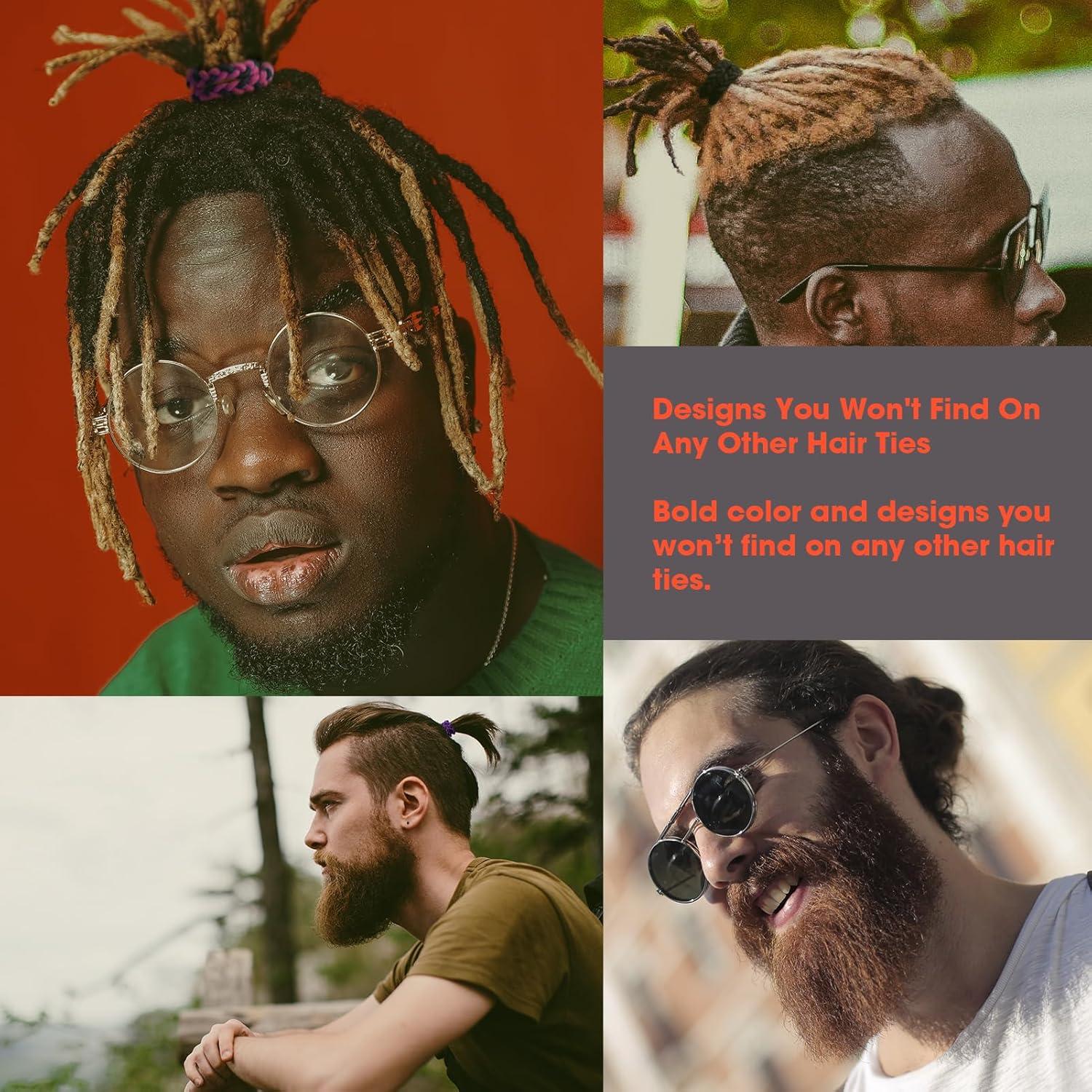 Coletas para Cabello Grueso y Rizado EasYoung 10 Piezas