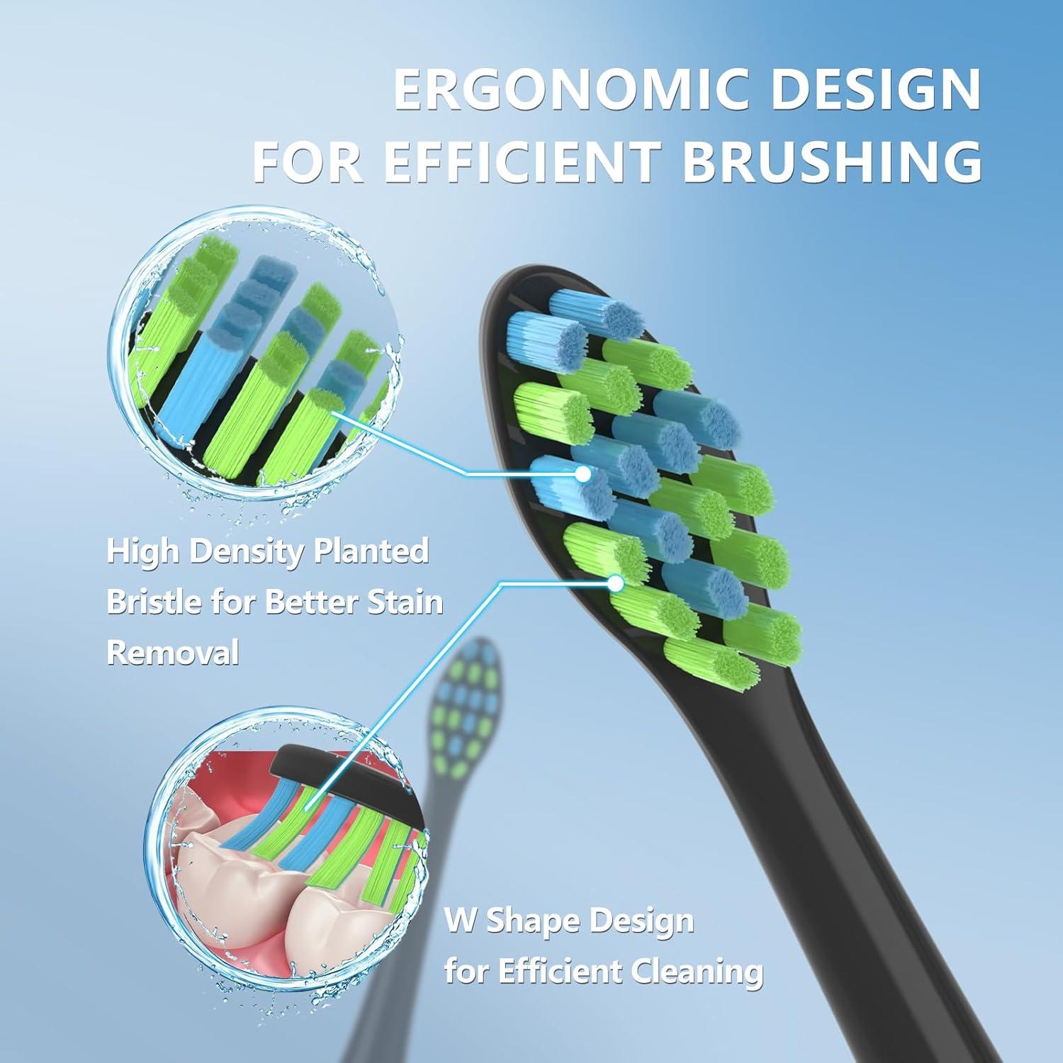 Cabezas de cepillo de dientes iOearry AM101/AM105, 10 unidades