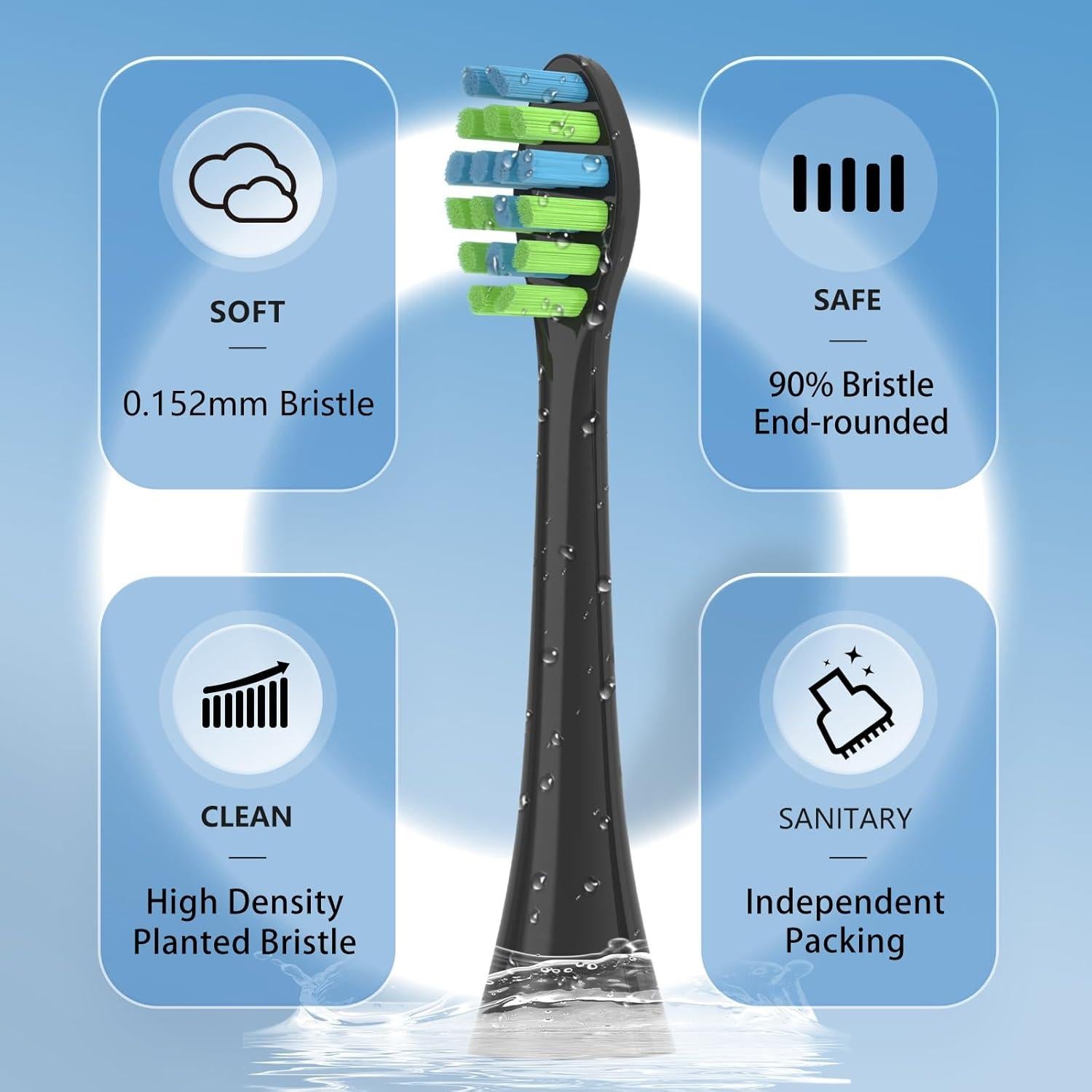 Cabezas de cepillo de dientes iOearry AM101/AM105, 10 unidades