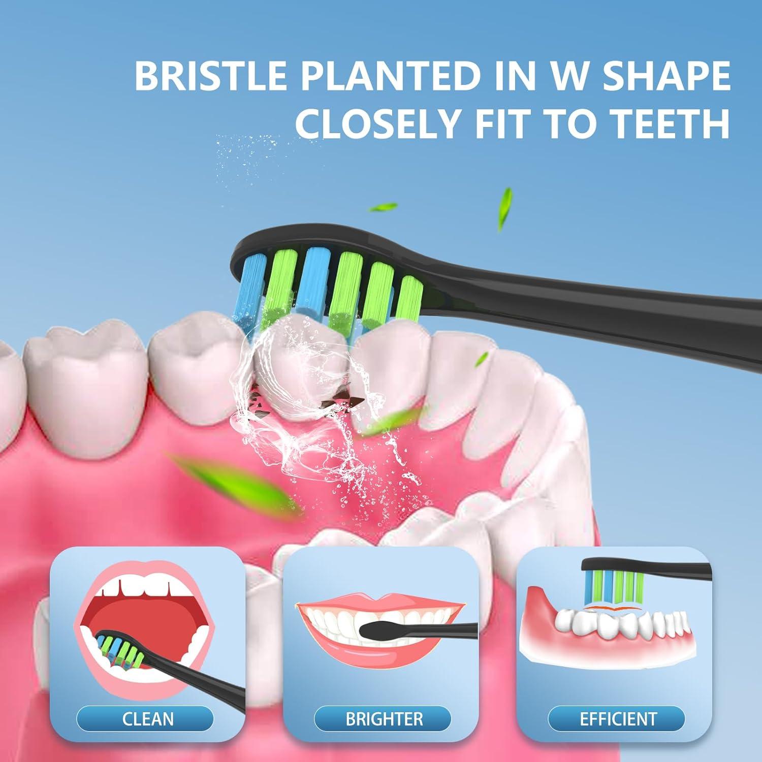 Cabezas de cepillo de dientes iOearry AM101/AM105, 10 unidades