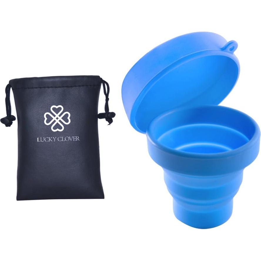 Esterilizador de Copas Menstruales LUCKY CLOVER Plegable Azul
