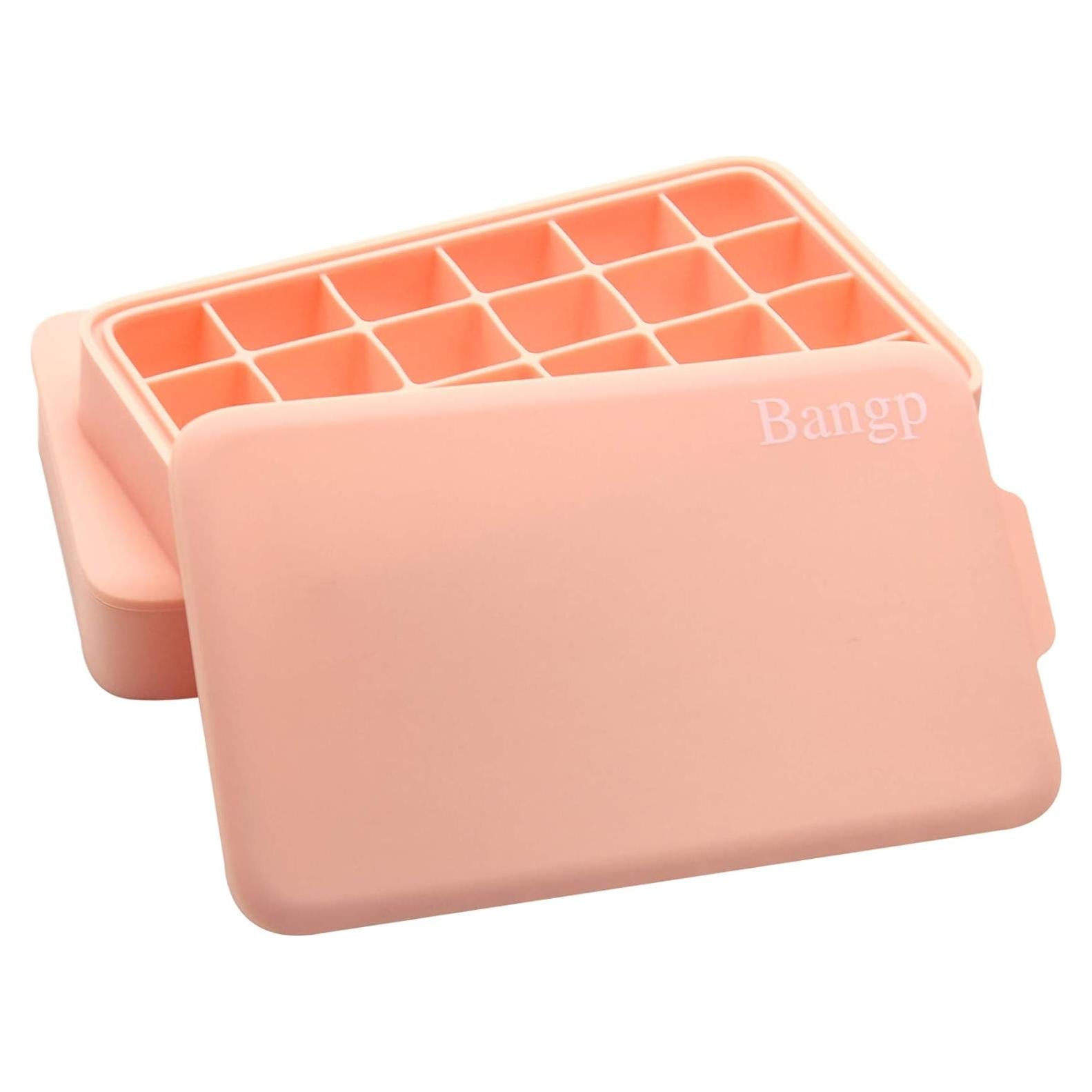 Bandejas de Hielo Bangp 2 Pack Silicona Flexible 24 Cubos