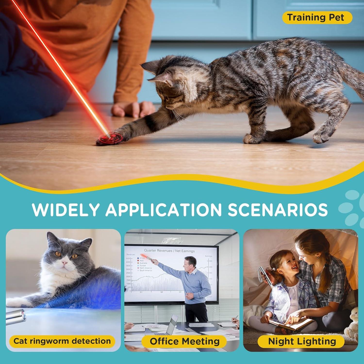 Juguete Interactivo para Gatos Koackl 2 Paquete Luz USB