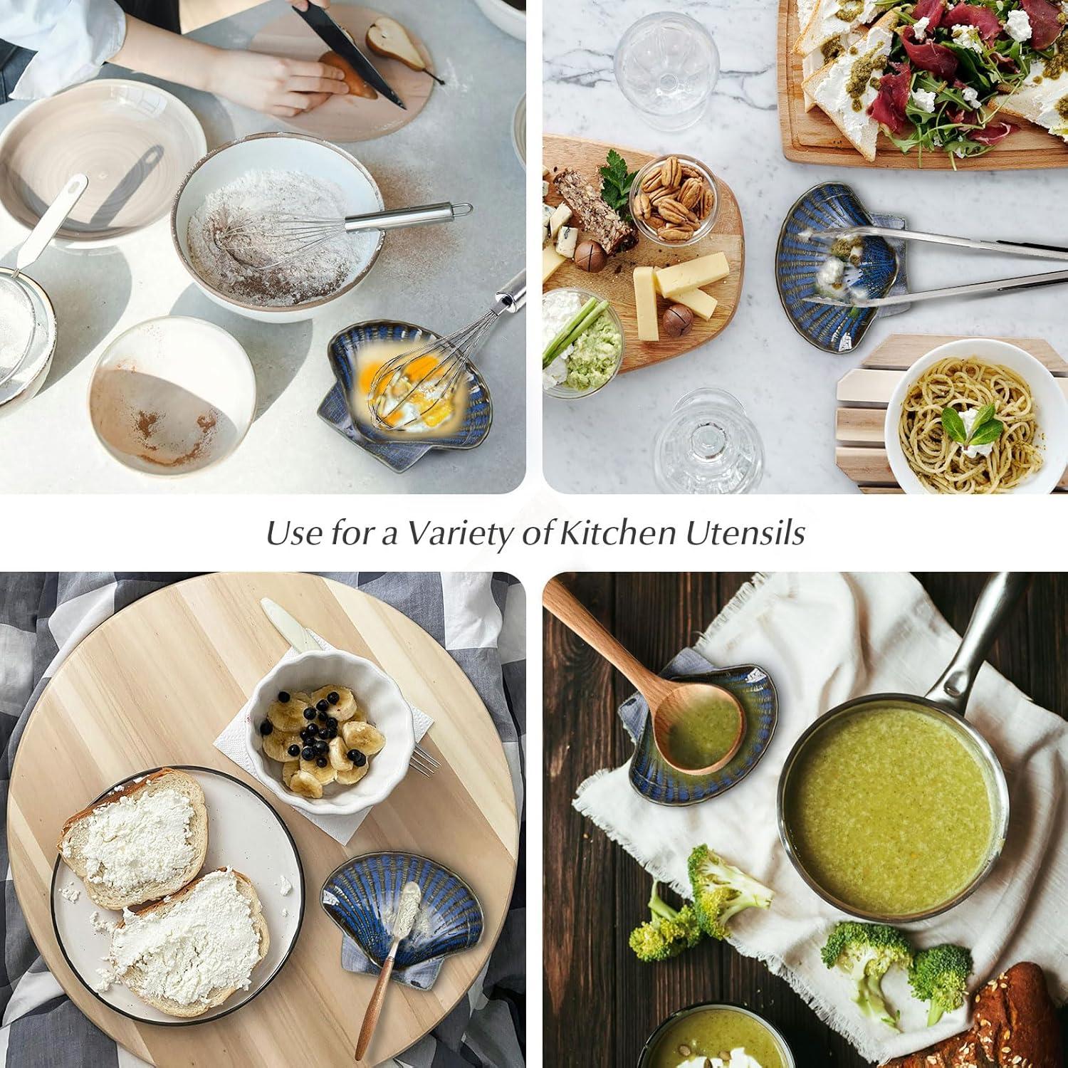 Soporte de Cuchara de Cerámica Pretty Jolly Azul 15cm