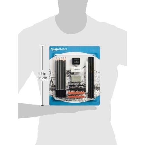Conjunto de lápices de dibujo Amazon Basics 816 unidades