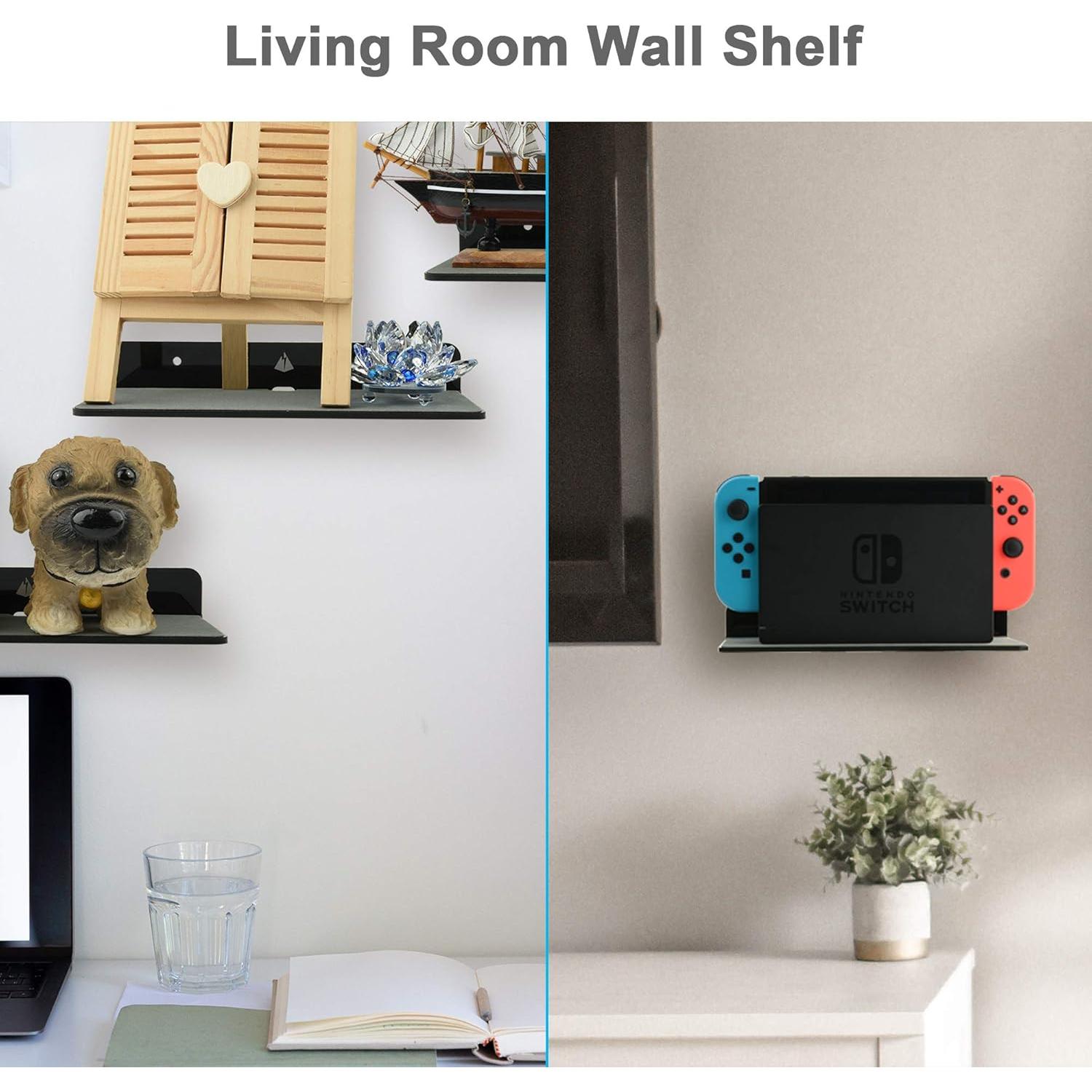 Soporte de Estante de Pared TXEsign para Altavoces 23 cm Negro