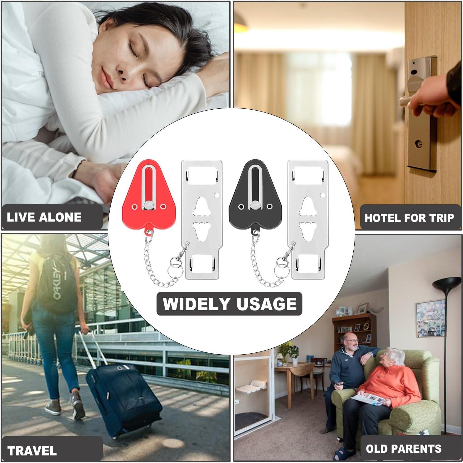 Cerradura de puerta portátil MBBEST 2P alta seguridad