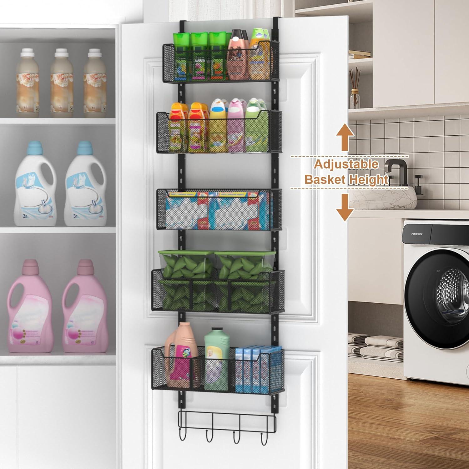 Organizador Sobre La Puerta VyGrow con 5 Cestas Ajustables