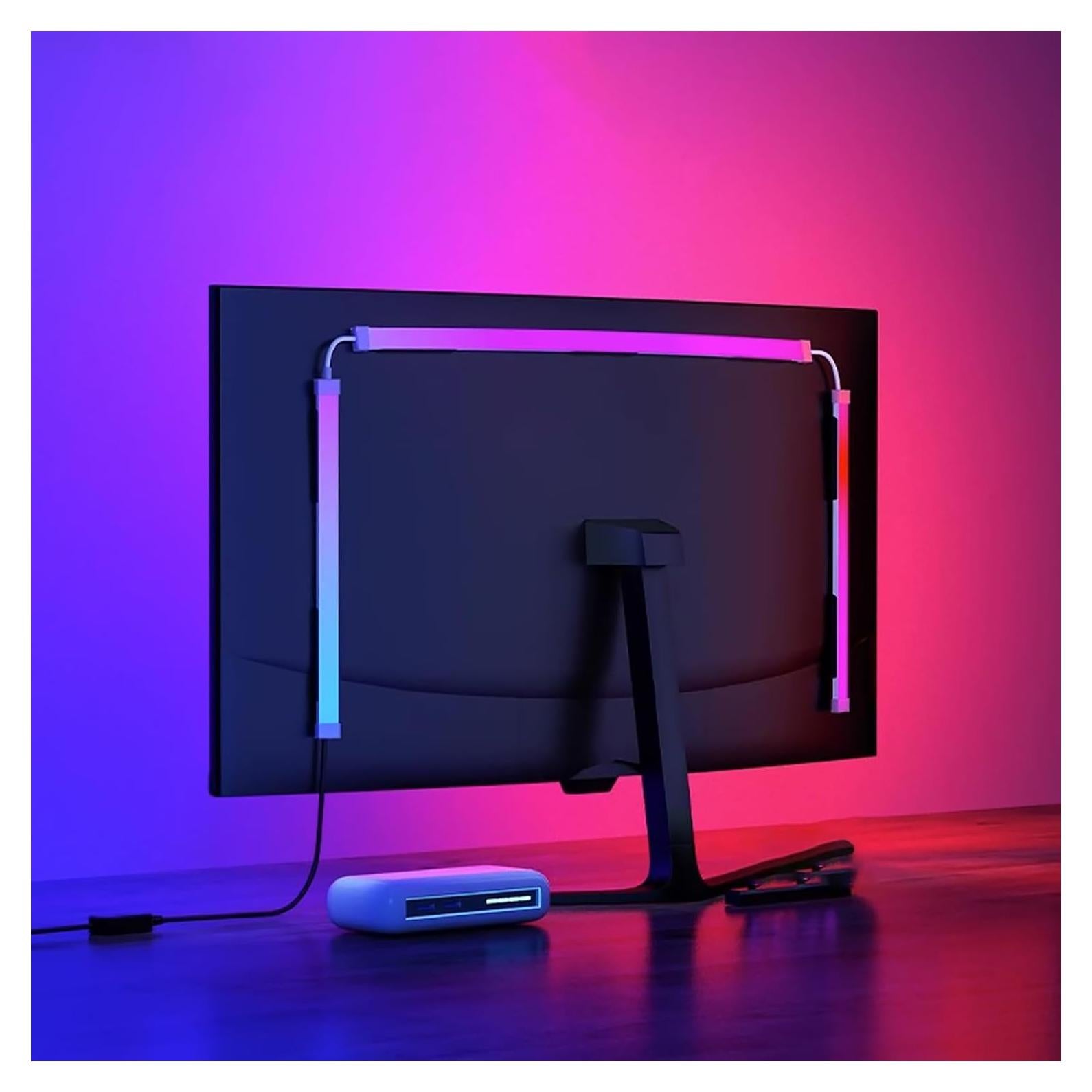 Tira de Luz LED Sincronizada JiaranTec G100 para PC/Mac 61 cm