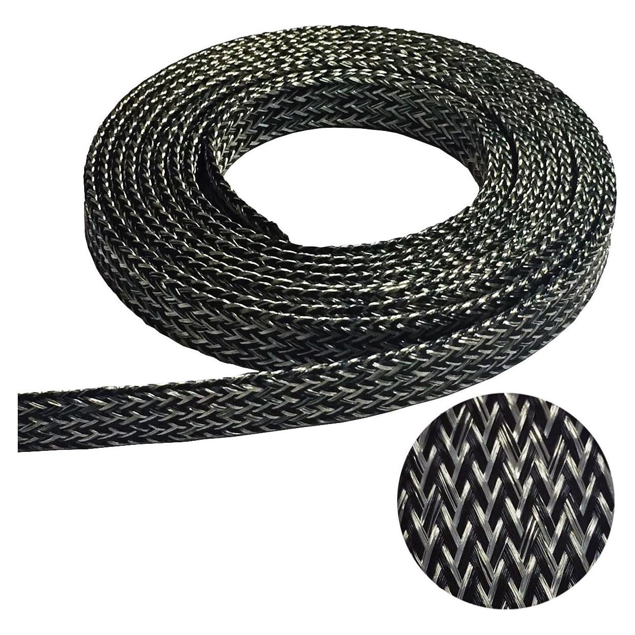 Malla Trenzada de Cobre Estaño y PET Electriduct 3.05m