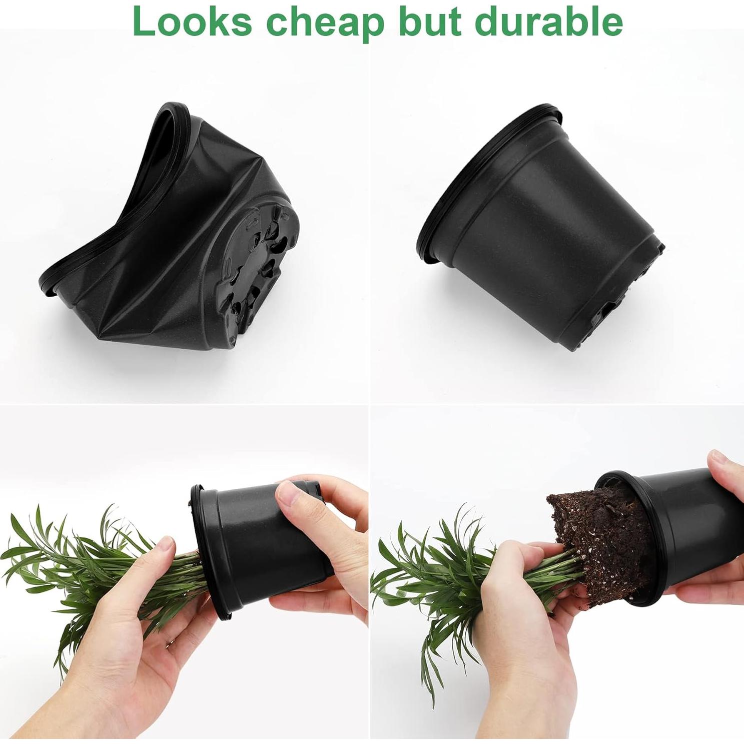 Macetas de Vivero MIXC con Tapa de Humedad 10 Unidades