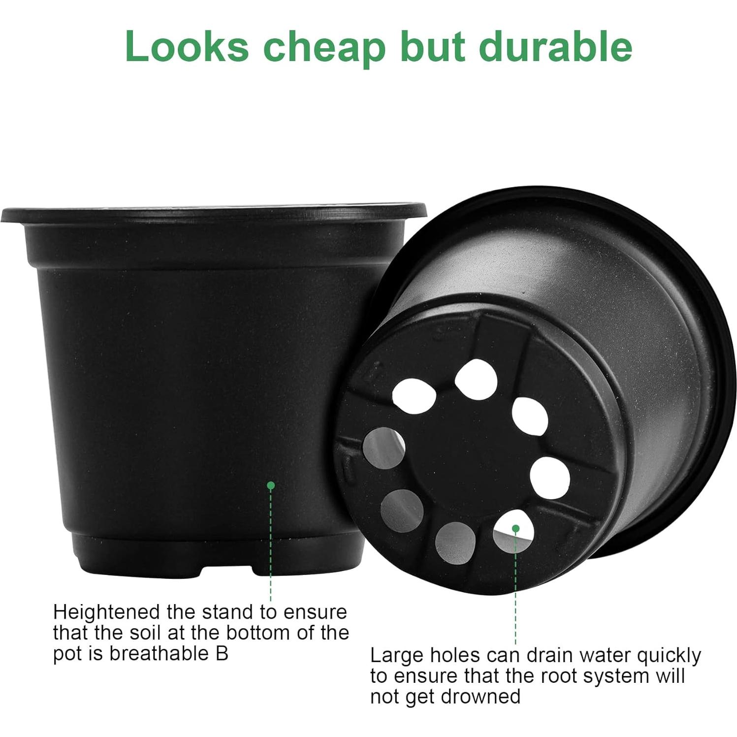 Macetas de Vivero MIXC con Tapa de Humedad 10 Unidades