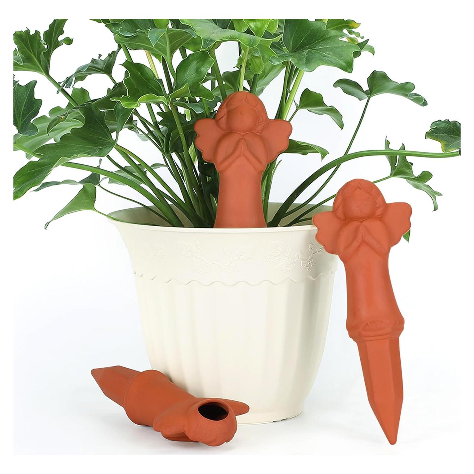 Esferas de Riego de Terracota WILDKEN - Paquete de 3 Picos Ángel