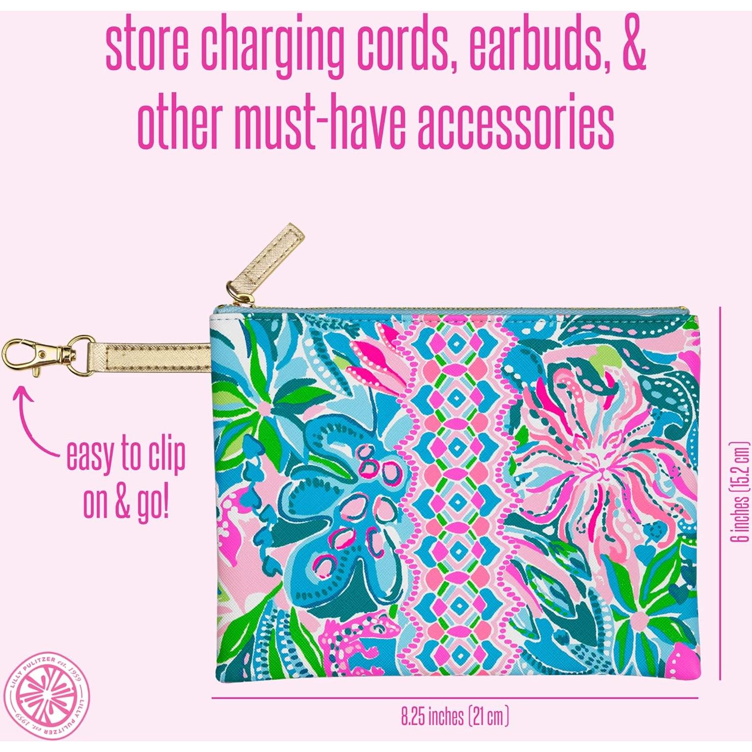 Funda para Laptop Lilly Pulitzer Hora Dorada 15" con Bolsa