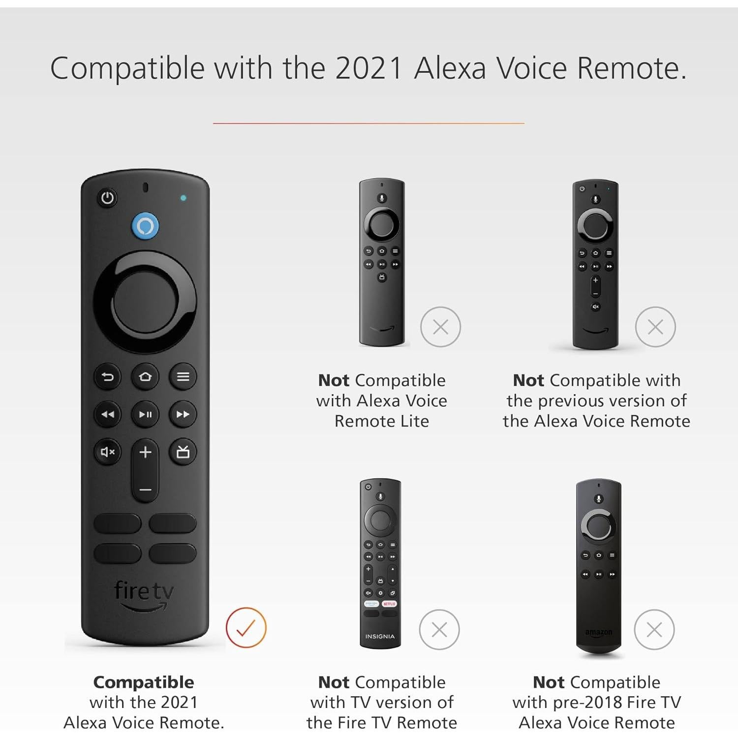 Made for Amazon Remote Cover Case, for Alexa Voice Remote (3rd Gen) - Black