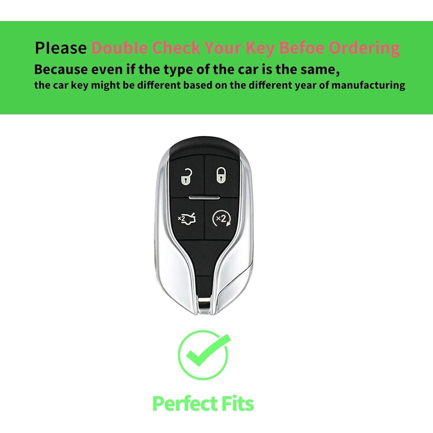 Funda de Llave Inteligente Maserati GT Quattroporte Ghibli Levante