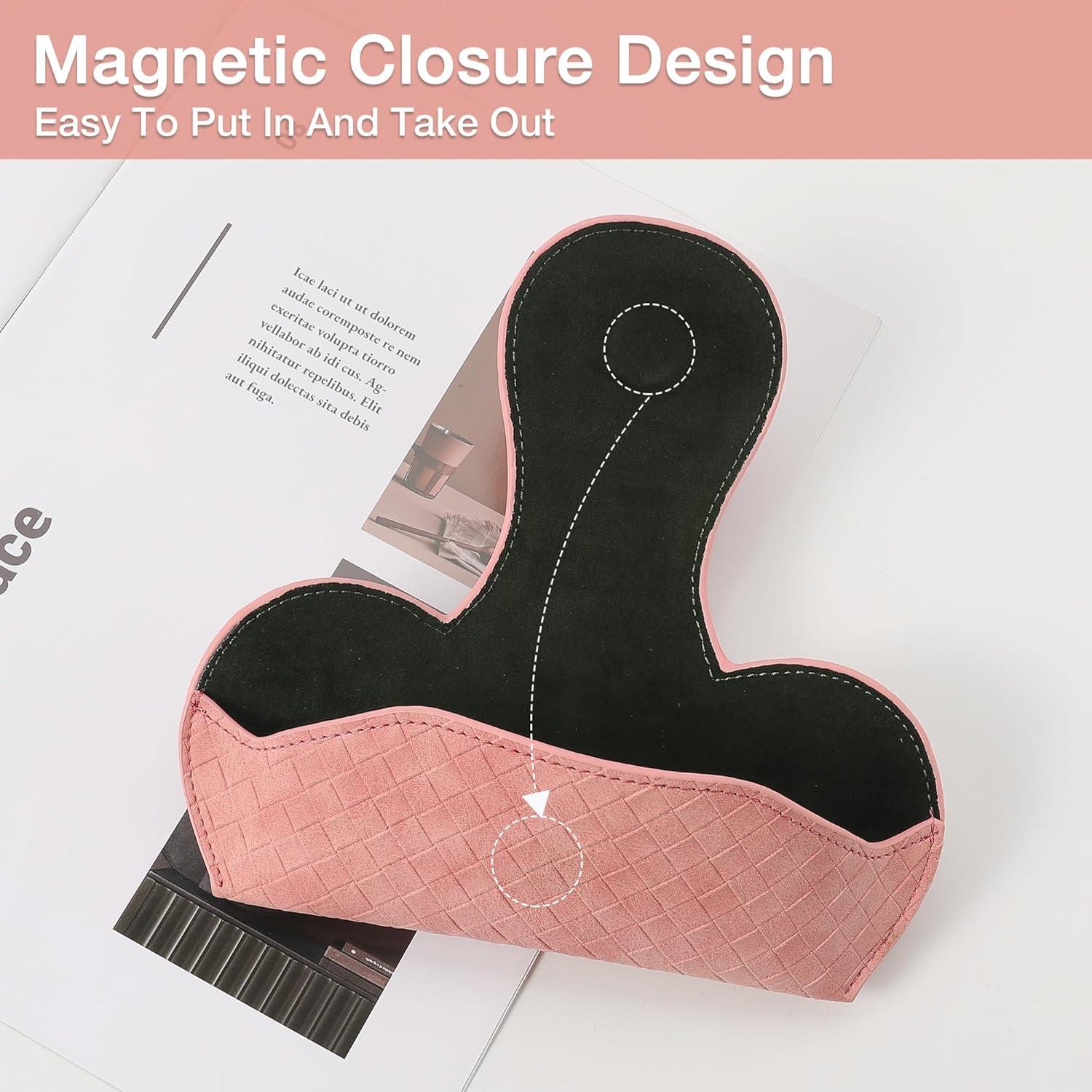 Soporte para Gafas de Sol KINIVA Rosa con Cierre Magnético