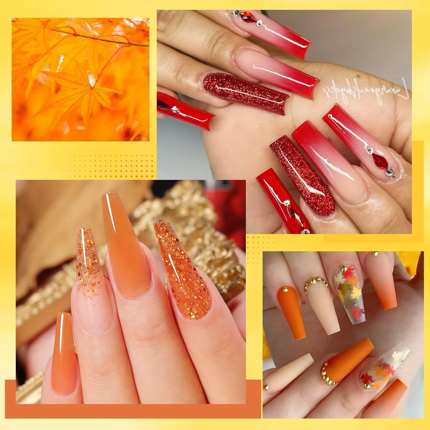Set de Gel para Extensión de Uñas UR SUGAR 6 Colores Otoño
