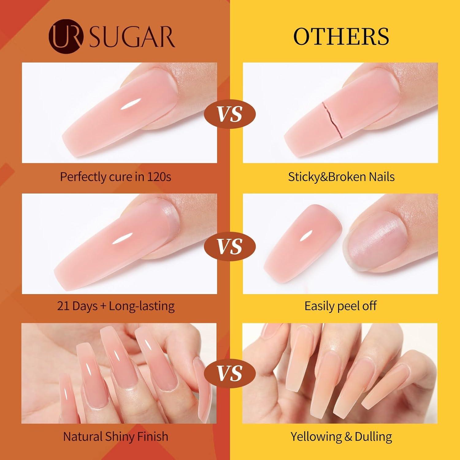 Set de Gel para Extensión de Uñas UR SUGAR 6 Colores Otoño