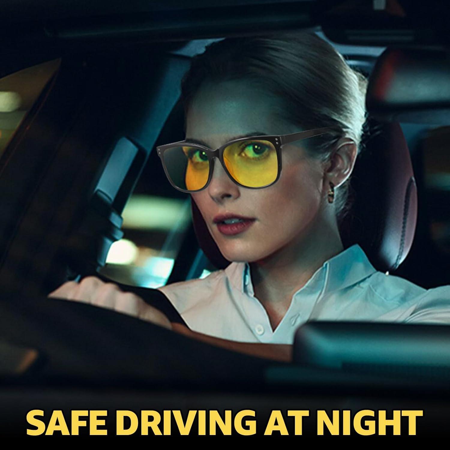 Gafas de Conducción Nocturna Myiaur Amarillas UV400