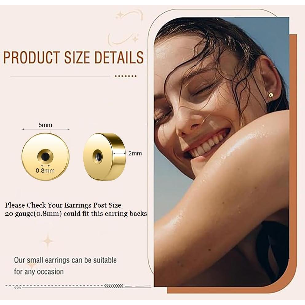 Resortes de Acero Inoxidable Tasodin 20pcs 2mm Dorados 20G