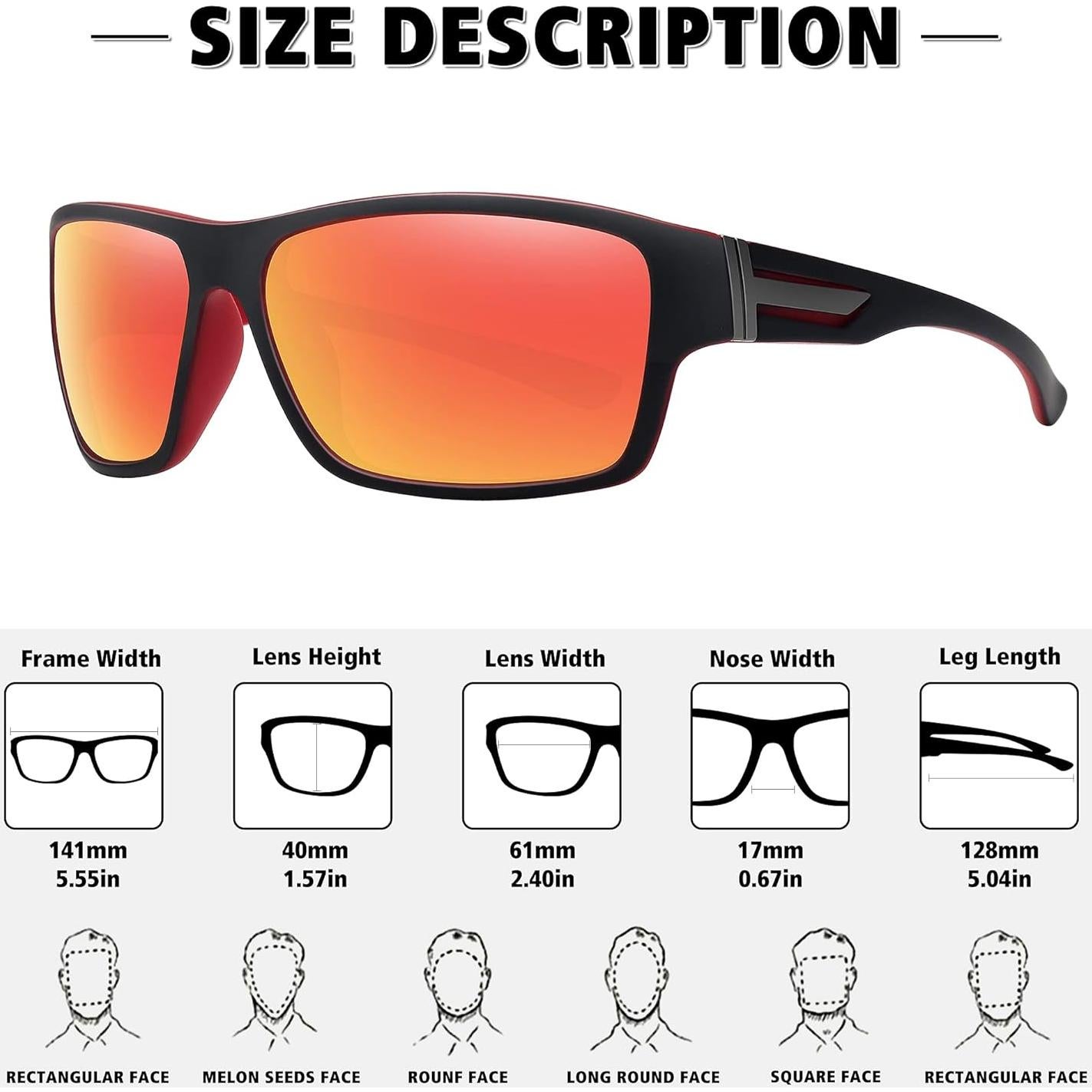 Gafas de sol STORYCOAST polarizadas para ciclismo y deportes