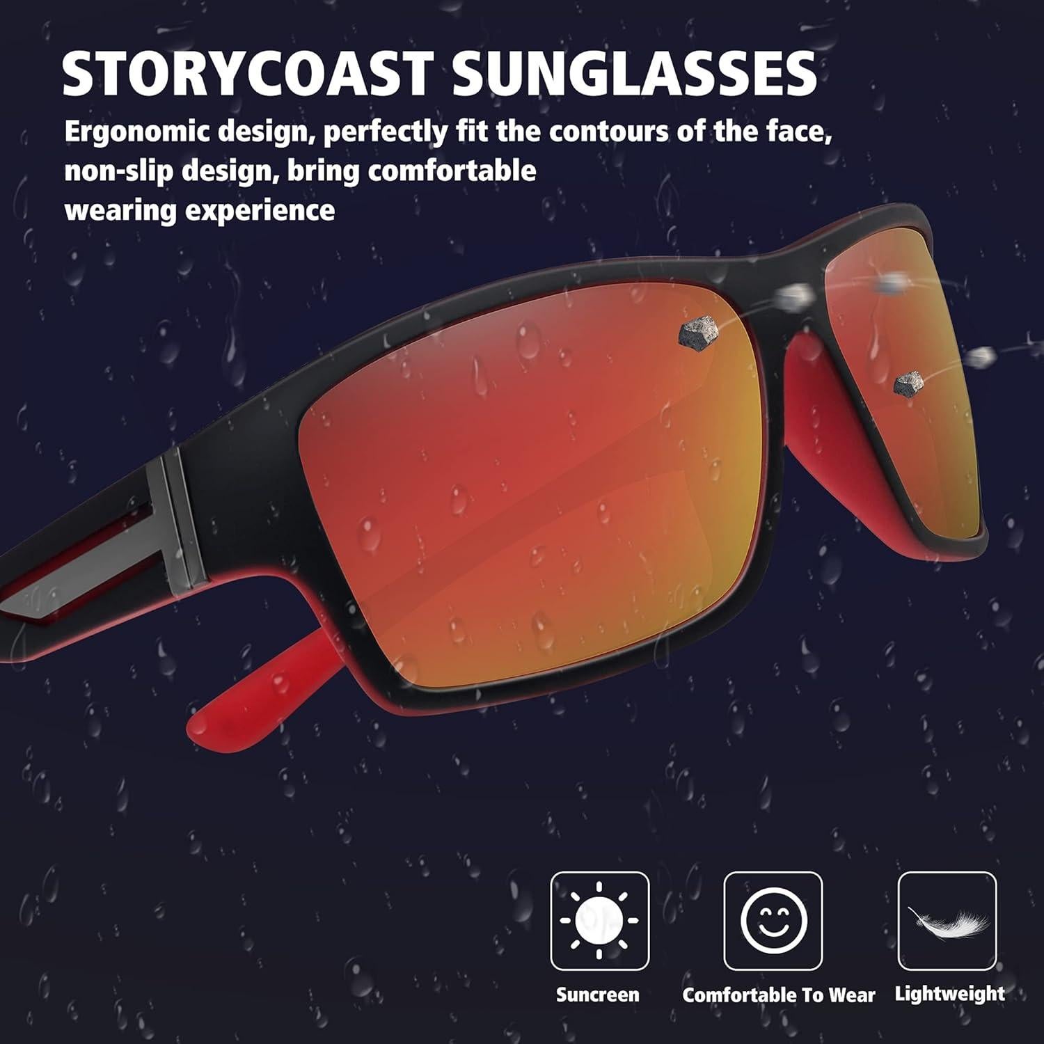 Gafas de sol STORYCOAST polarizadas para ciclismo y deportes