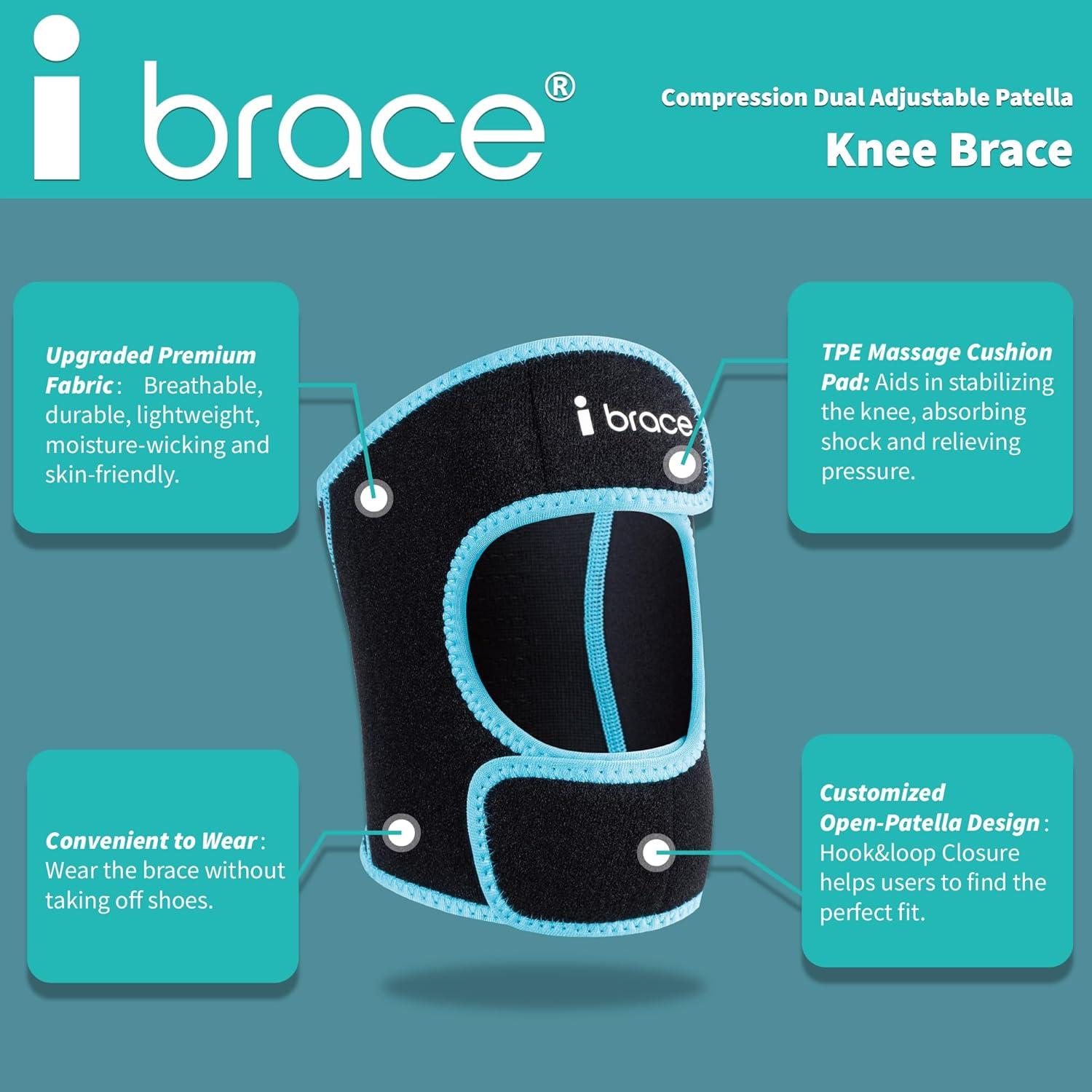 Faja de Compresión para Rodilla i BRACE - Alivio Dolor Artritis